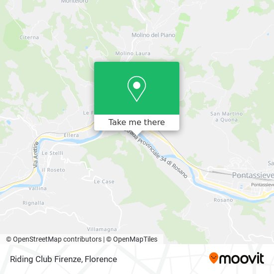 Riding Club Firenze map