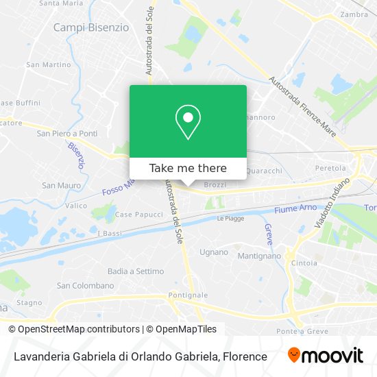 Lavanderia Gabriela di Orlando Gabriela map
