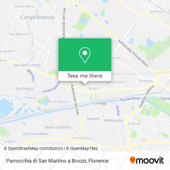 Parrocchia di San Martino a Brozzi map