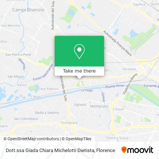 Dott.ssa Giada Chiara Michelotti Dietista map