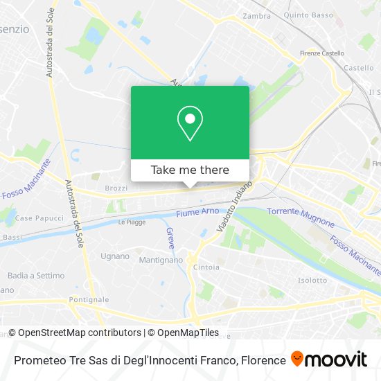 Prometeo Tre Sas di Degl'Innocenti Franco map