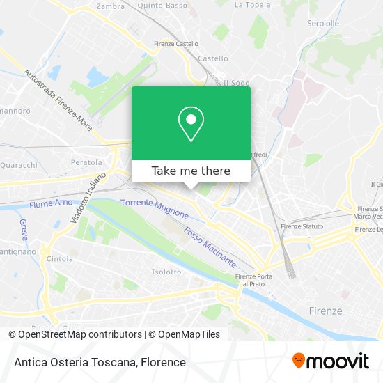 Antica Osteria Toscana map