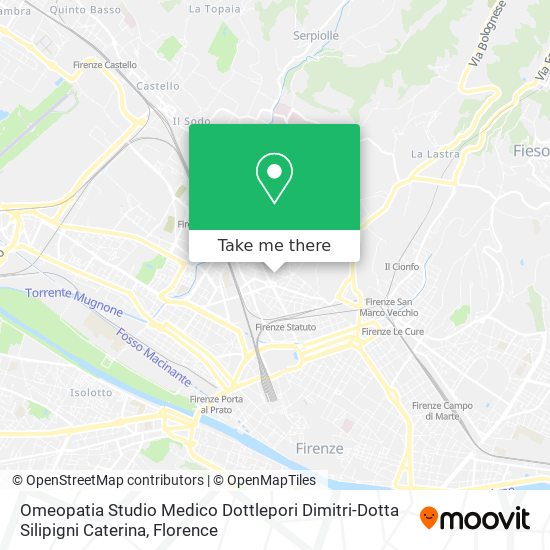 Omeopatia Studio Medico Dottlepori Dimitri-Dotta Silipigni Caterina map