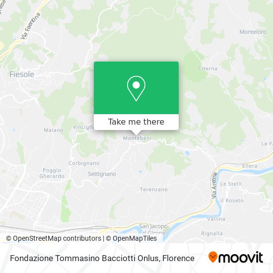 Fondazione Tommasino Bacciotti Onlus map