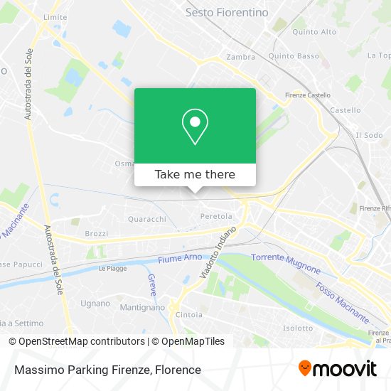 Massimo Parking Firenze map
