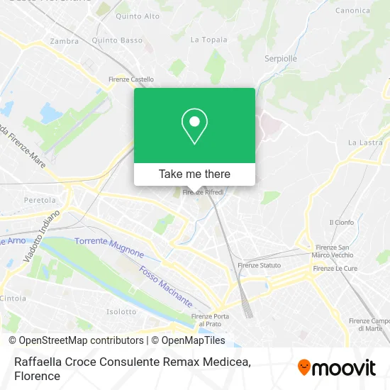 Raffaella Croce Remax Medicea Consultant map