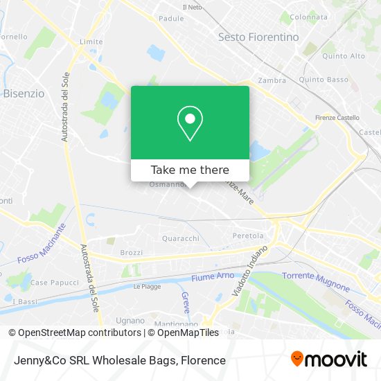 Jenny&Co SRL Wholesale Bags map
