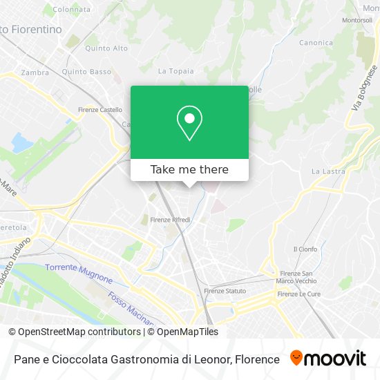 Pane e Cioccolata Gastronomia di Leonor map