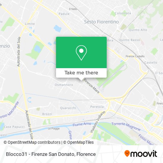 Blocco31 - Firenze San Donato map