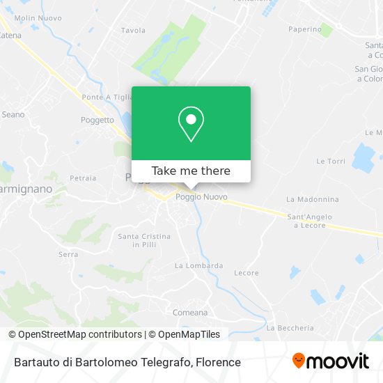 Bartauto di Bartolomeo Telegrafo map