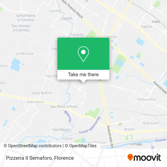 Pizzeria il Semaforo map