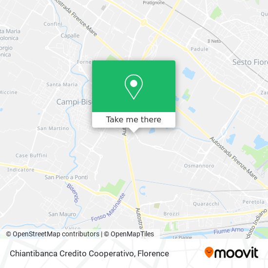 Chiantibanca Credito Cooperativo map