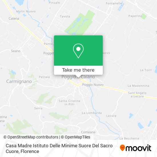 Casa Madre Istituto Delle Minime Suore Del Sacro Cuore map