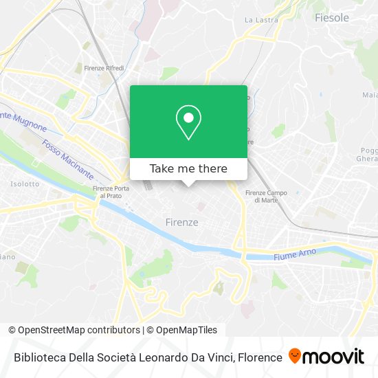 Biblioteca Della Società Leonardo Da Vinci map