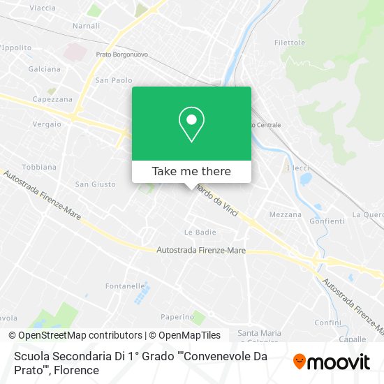 Scuola Secondaria Di 1° Grado ""Convenevole Da Prato"" map
