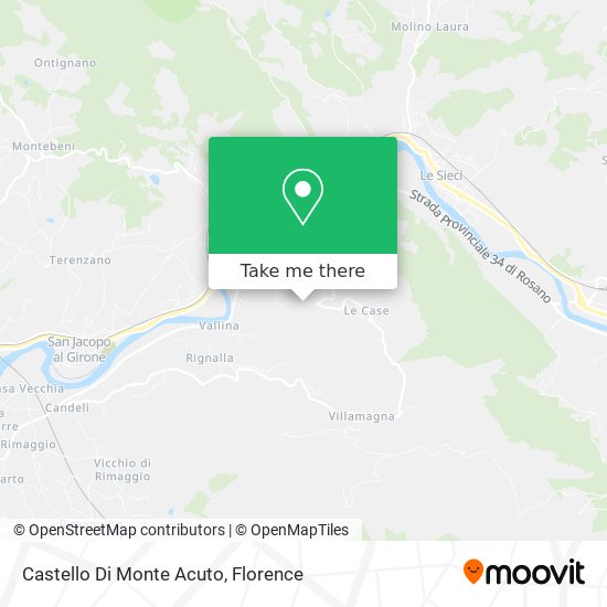 Castello Di Monte Acuto map