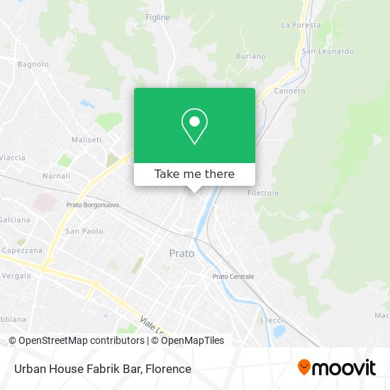 Urban House Fabrik Bar map