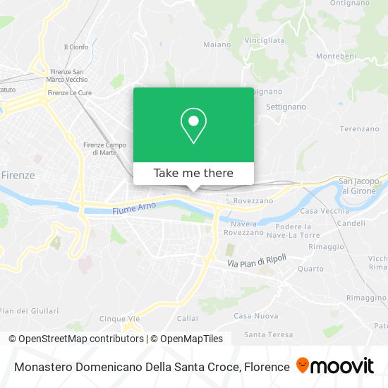 Monastero Domenicano Della Santa Croce map