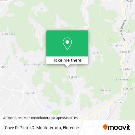 Cave Di Pietra Di Monteferrato map