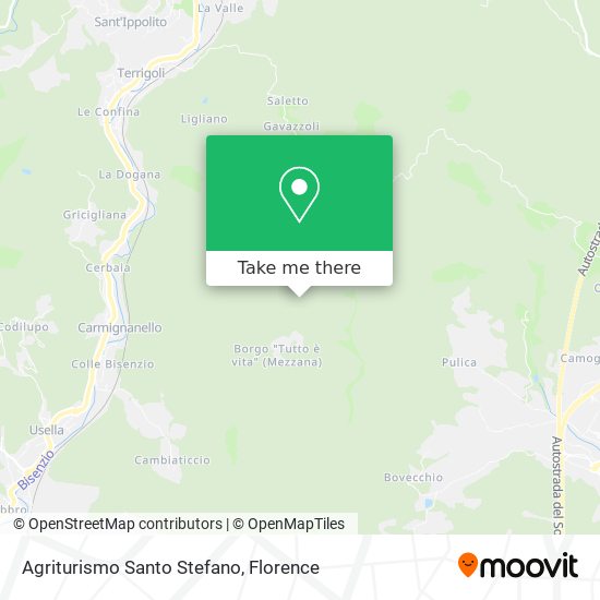 Agriturismo Santo Stefano map
