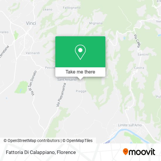 Fattoria Di Calappiano map