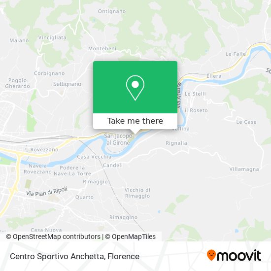 Centro Sportivo Anchetta map