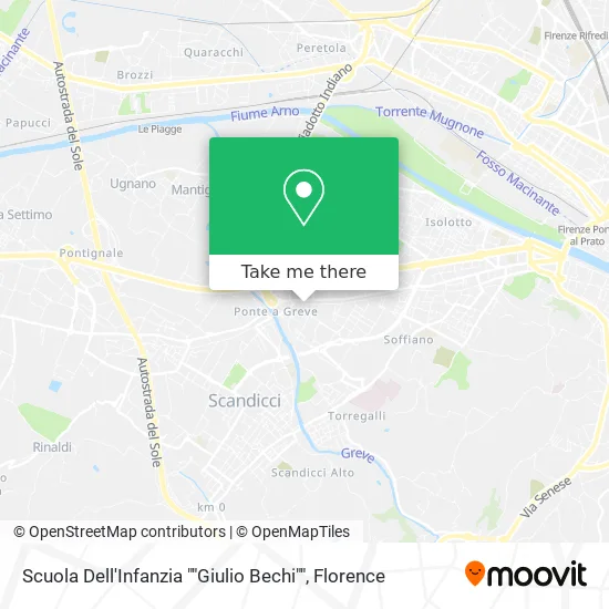 Scuola Dell'Infanzia ""Giulio Bechi"" map