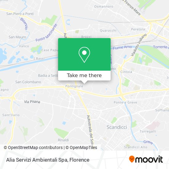 Alia Servizi Ambientali Spa map