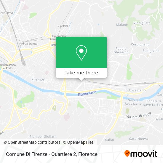 Comune Di Firenze - Quartiere 2 map
