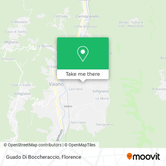 Guado Di Boccheraccio map