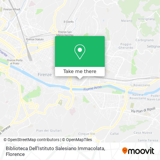 Biblioteca Dell'Istituto Salesiano Immacolata map