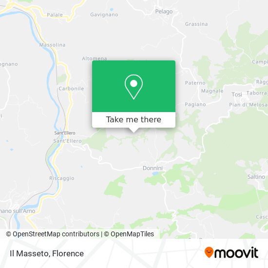 Il Masseto map