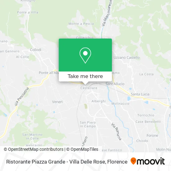 Piazza Grande Restaurant - Villa Delle Rose map