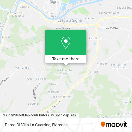 Parco Di Villa La Guerrina map
