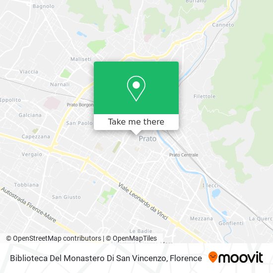 Biblioteca Del Monastero Di San Vincenzo map