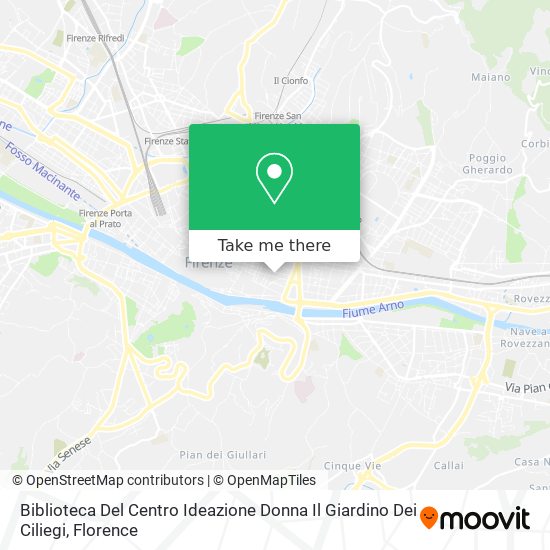 Biblioteca Del Centro Ideazione Donna Il Giardino Dei Ciliegi map