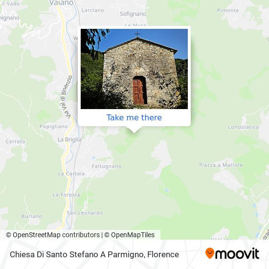 Chiesa Di Santo Stefano A Parmigno map