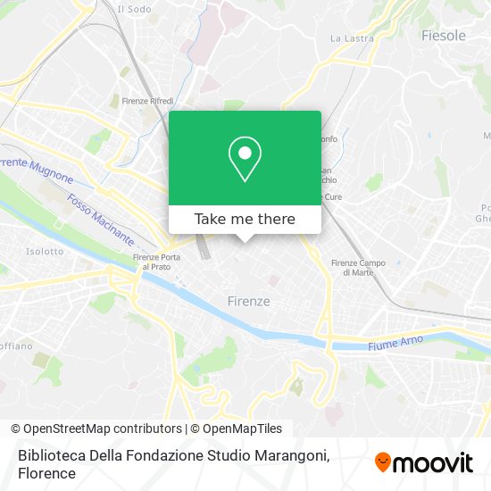 Biblioteca Della Fondazione Studio Marangoni map
