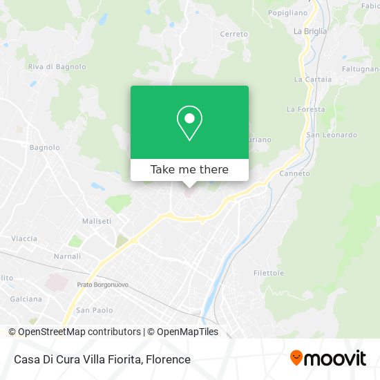 Casa Di Cura Villa Fiorita map