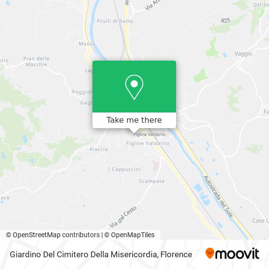 Giardino Del Cimitero Della Misericordia map