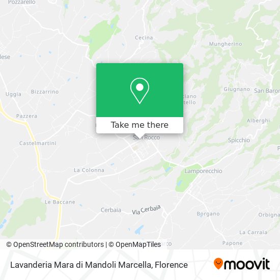 Lavanderia Mara di Mandoli Marcella map