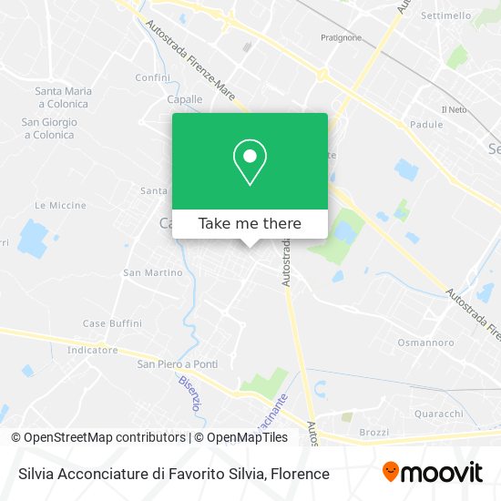Silvia Acconciature di Favorito Silvia map