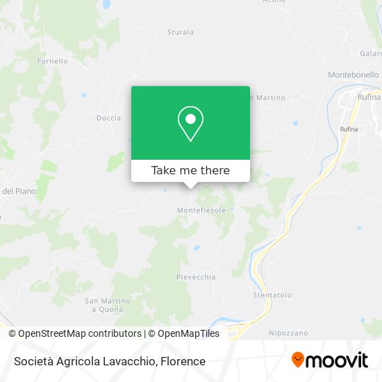 Società Agricola Lavacchio map