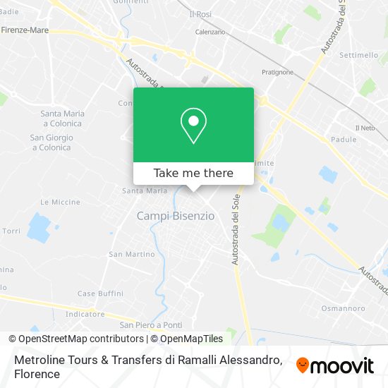 Metroline Tours & Transfers di Ramalli Alessandro map