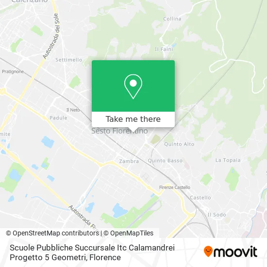 Scuole Pubbliche Succursale Itc Calamandrei Progetto 5 Geometri map