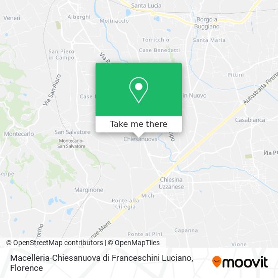 Macelleria-Chiesanuova di Franceschini Luciano map