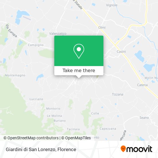 Giardini di San Lorenzo map