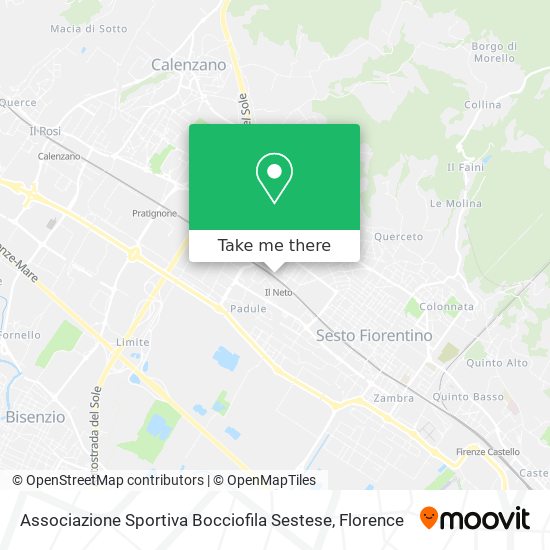 Associazione Sportiva Bocciofila Sestese map