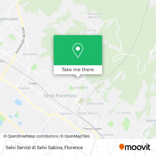 Selvi Servizi di Selvi Sabina map