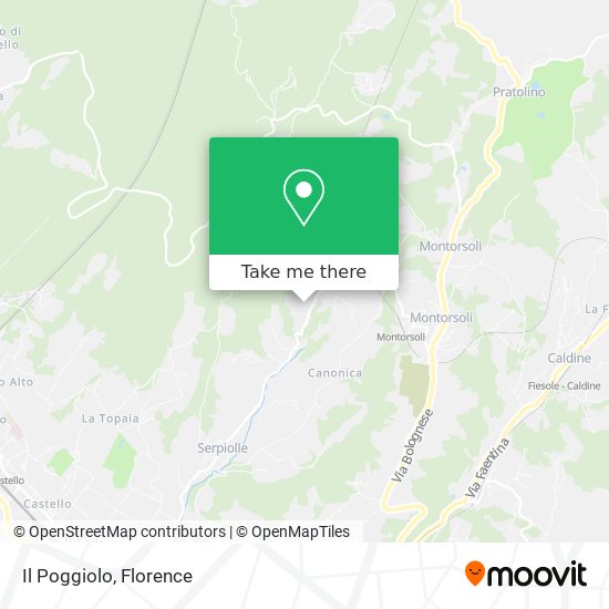 Il Poggiolo map